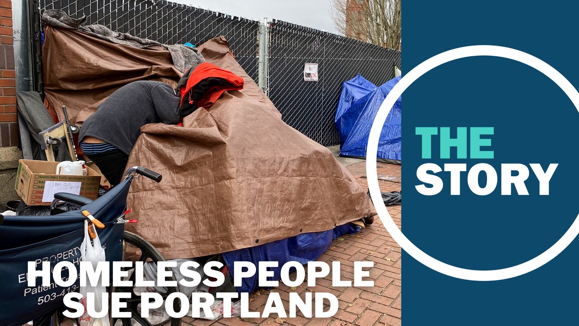 The Oregon Law Center is representing homeless people in a class action suit against the city of Portland before the latter begins handing out penalties to campers.