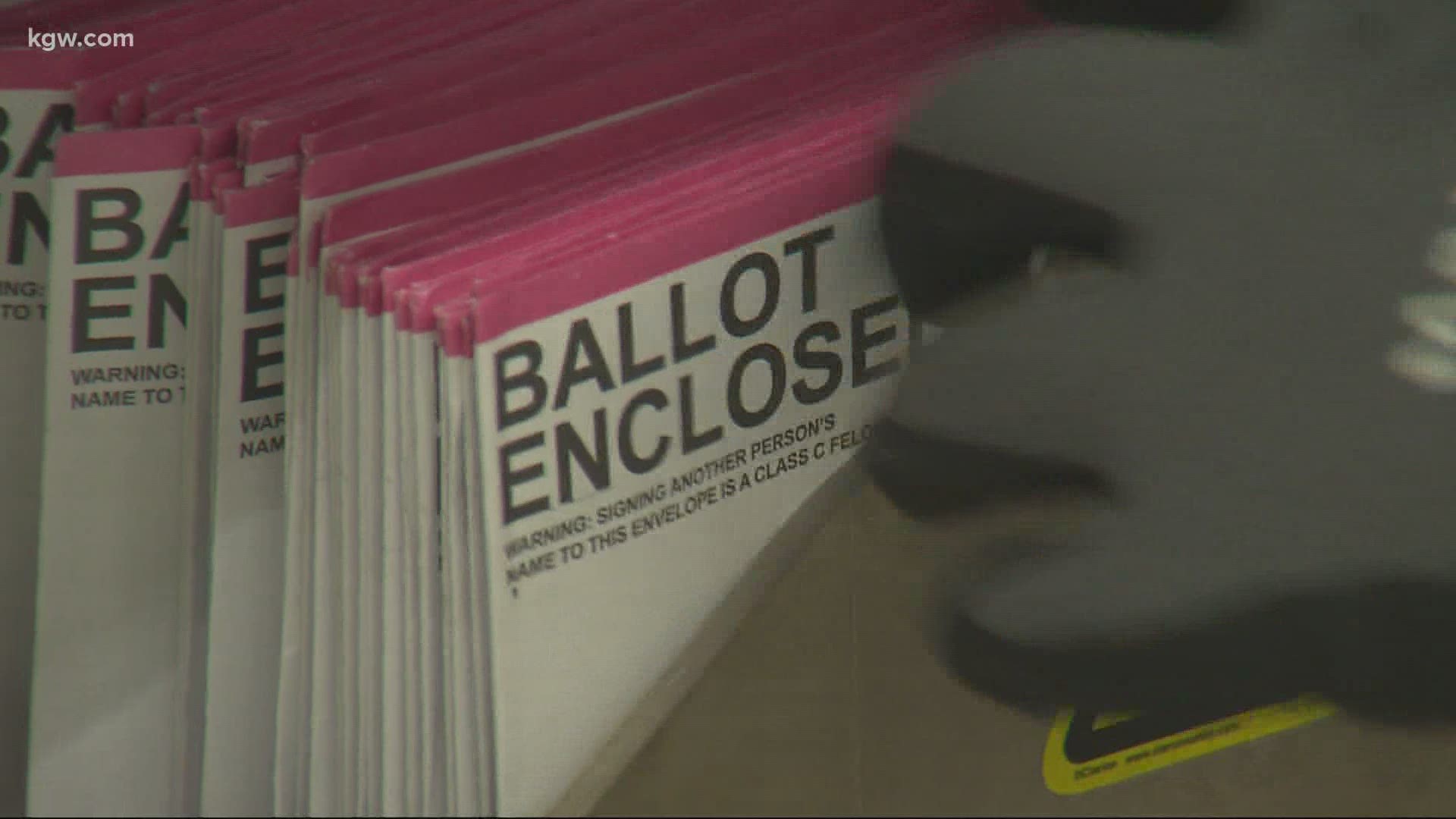 Oregon and Washington are already seeing high turnout before the election. Tim Gordon reports.