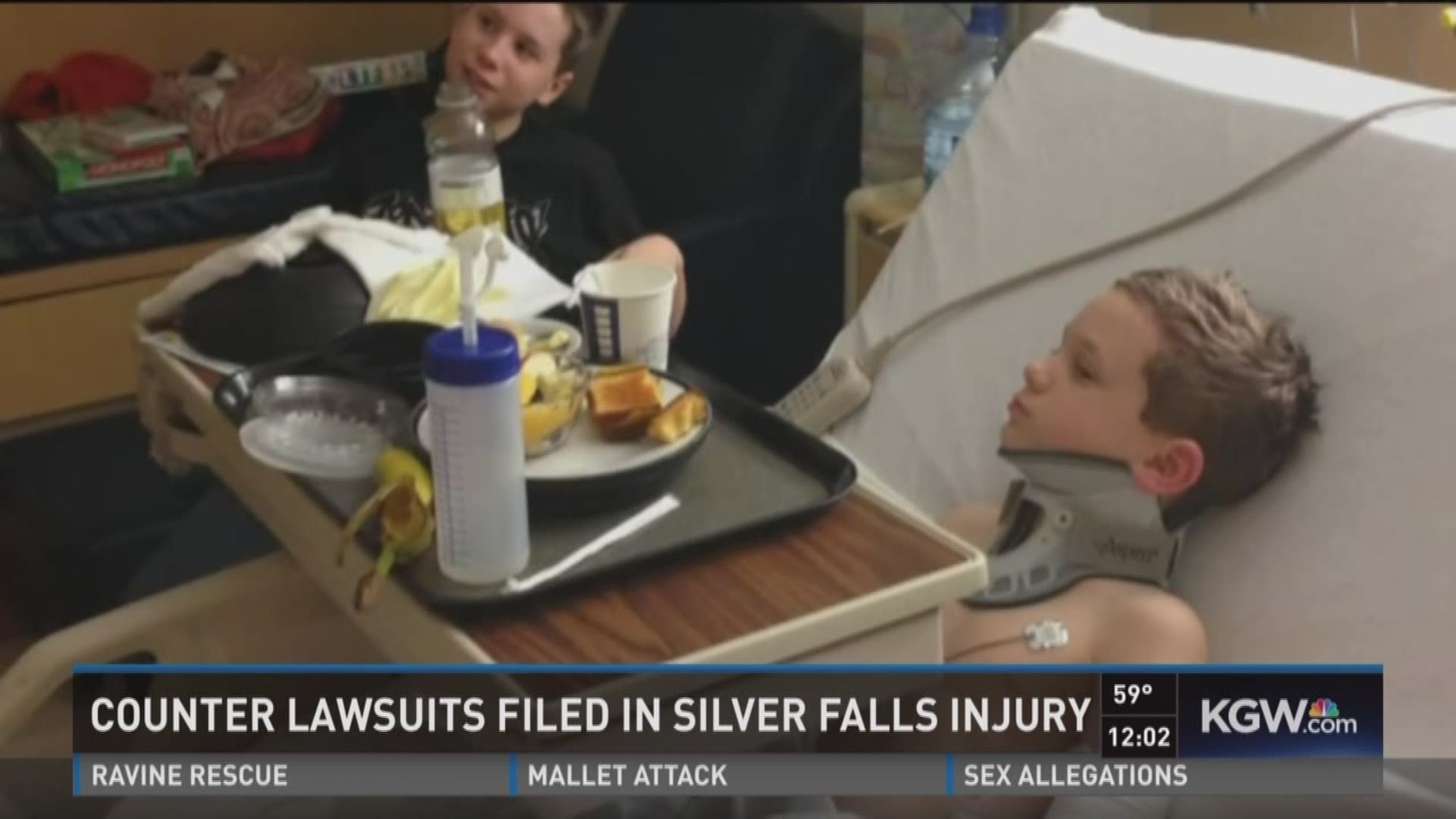 Parents of boy who fell at Silver Falls sue state