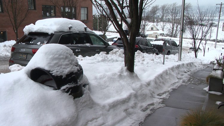 Hood River residents dig out of three feet of snow