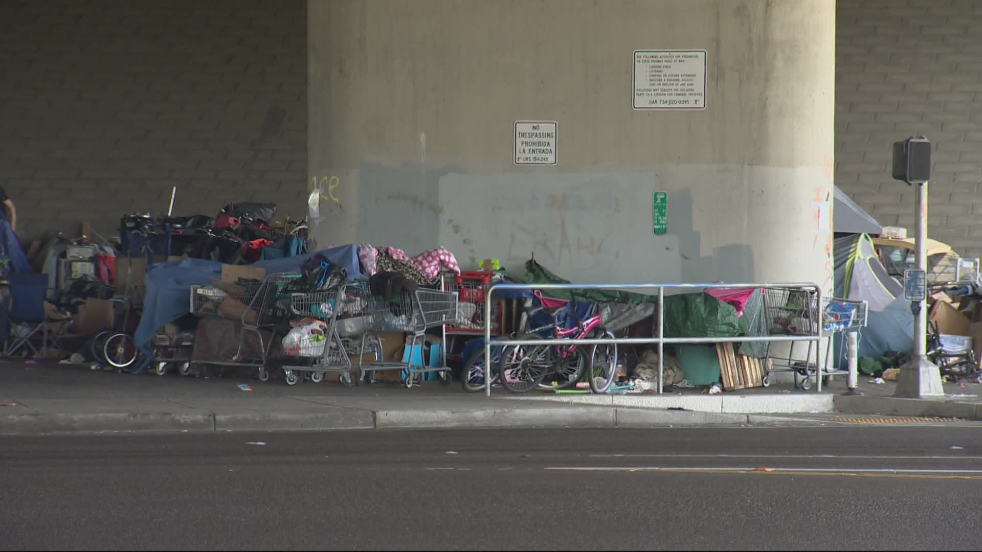 The city of Salem continues to clear large homeless camps even as shelter space runs out. Now the city hopes to pay private businesses to open their empty buildings.