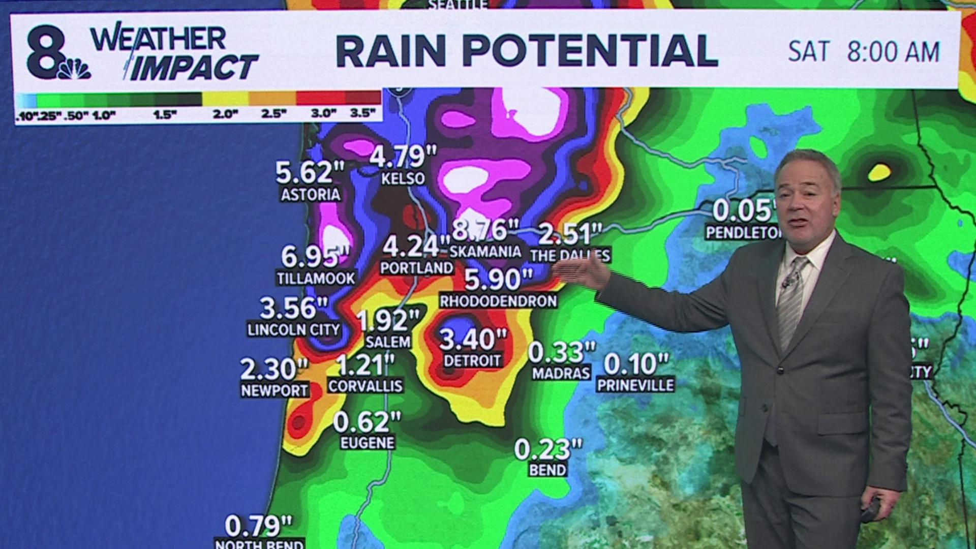 Portland could see one of the wettest weeks of the winter | kgw.com