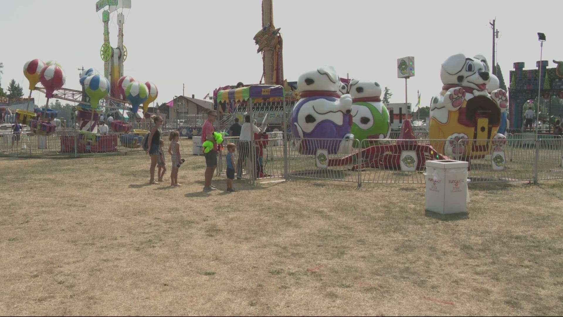 Heat and air quality are making spending any time outside tough throughout the region. Fair goers are getting into the fair and leaving before the heat is unbearable