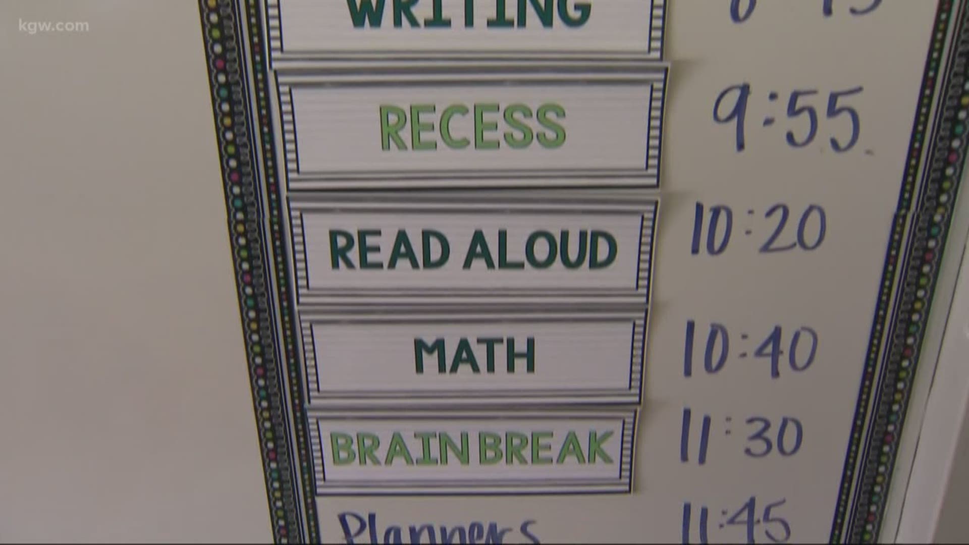 Second graders at a West Linn school offers tips on how to do well in class.