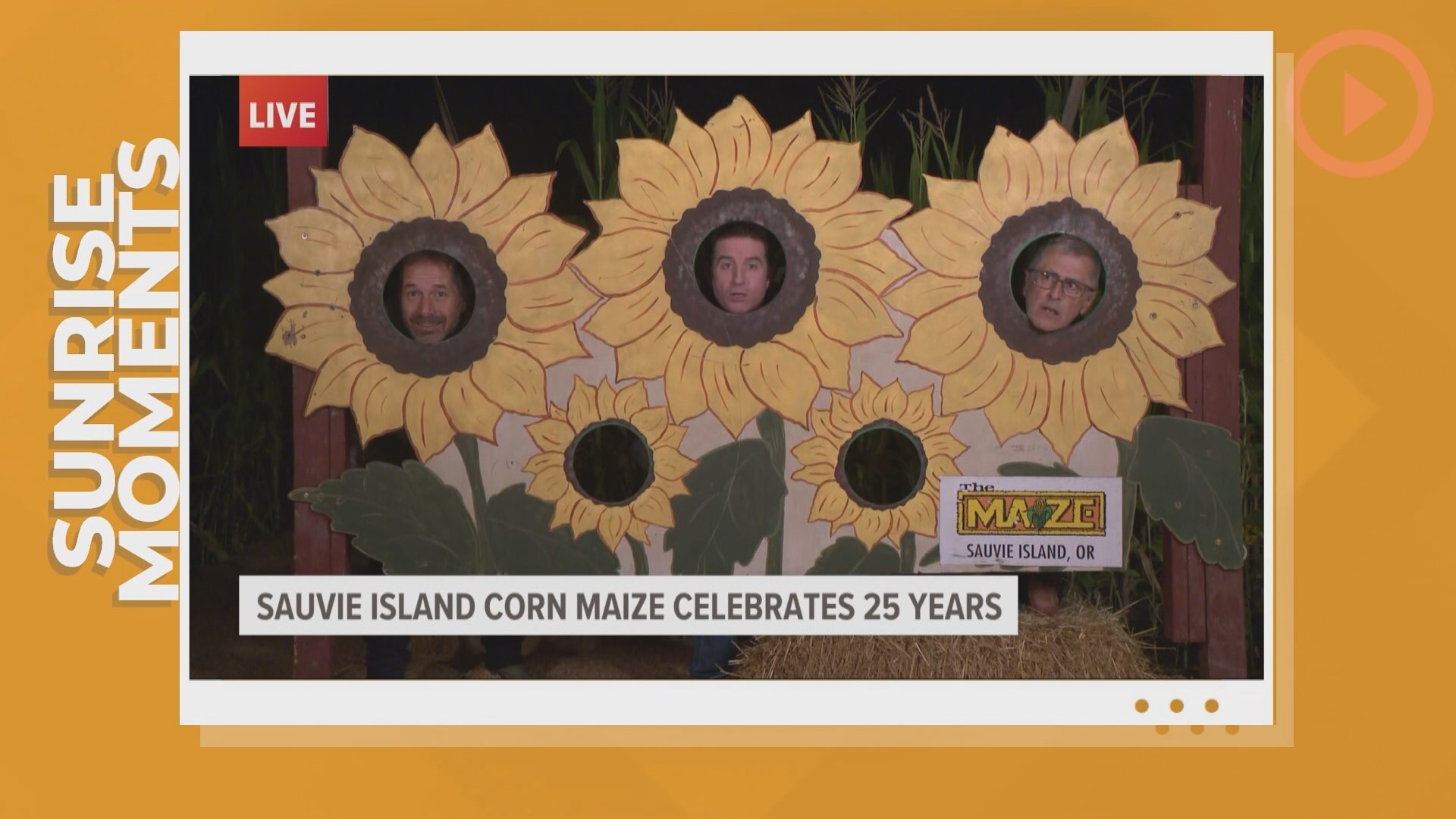 KGW Sunrise looks back at some of the lighter moments of the week including a trip to a corn maze on Sauvie Island.