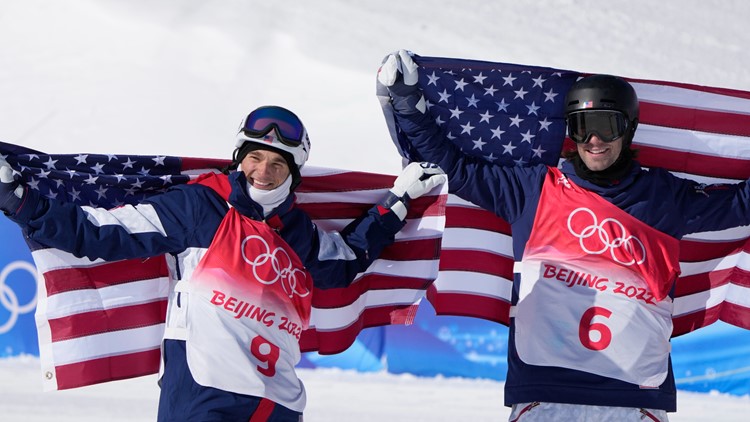 US earns gold, silver in men's skiing slopestyle at Winter Olympics