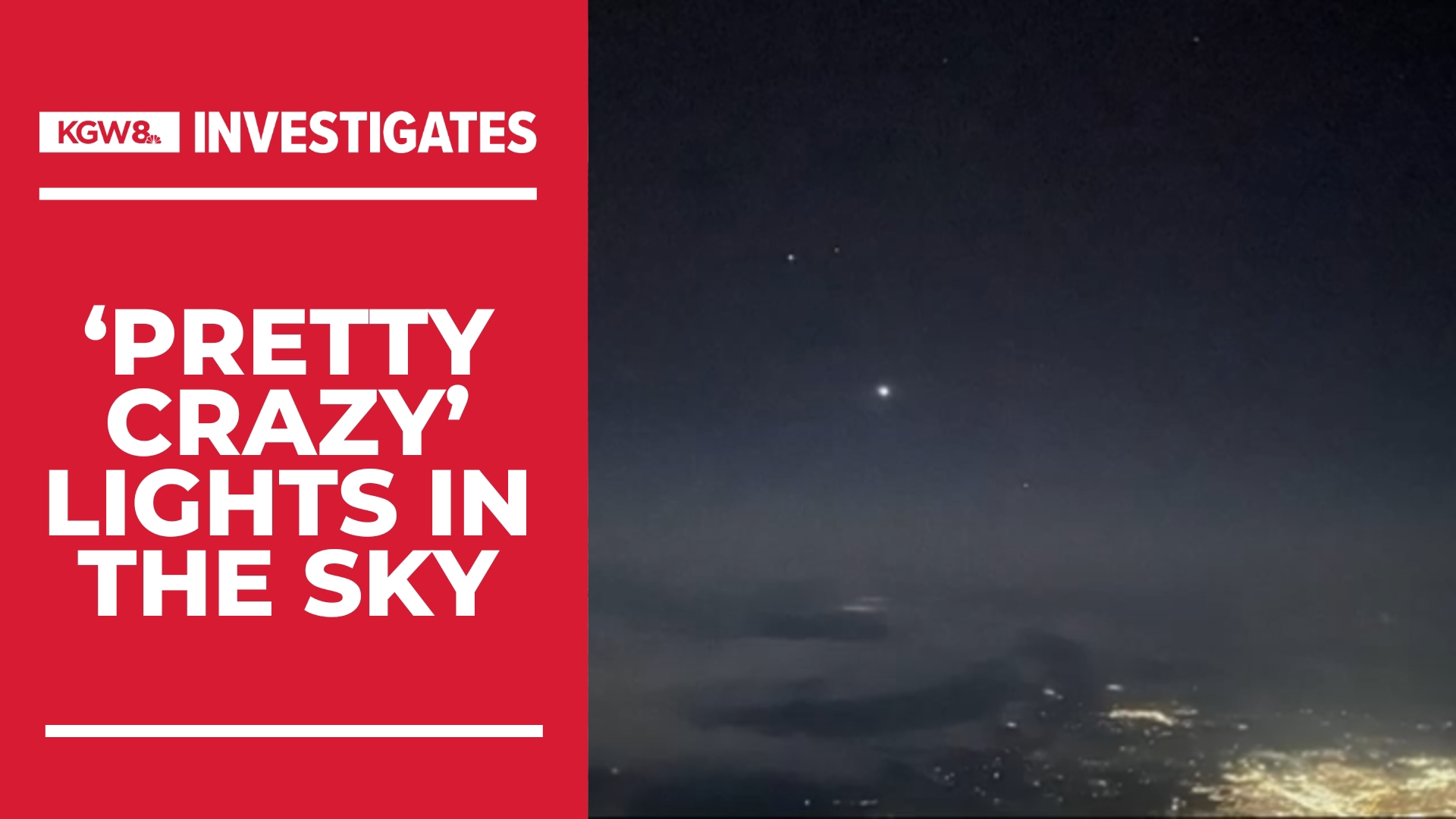 Several commercial pilots have spotted bright lights hovering and streaking across the sky. But a researcher says an explanation may be closer to home.