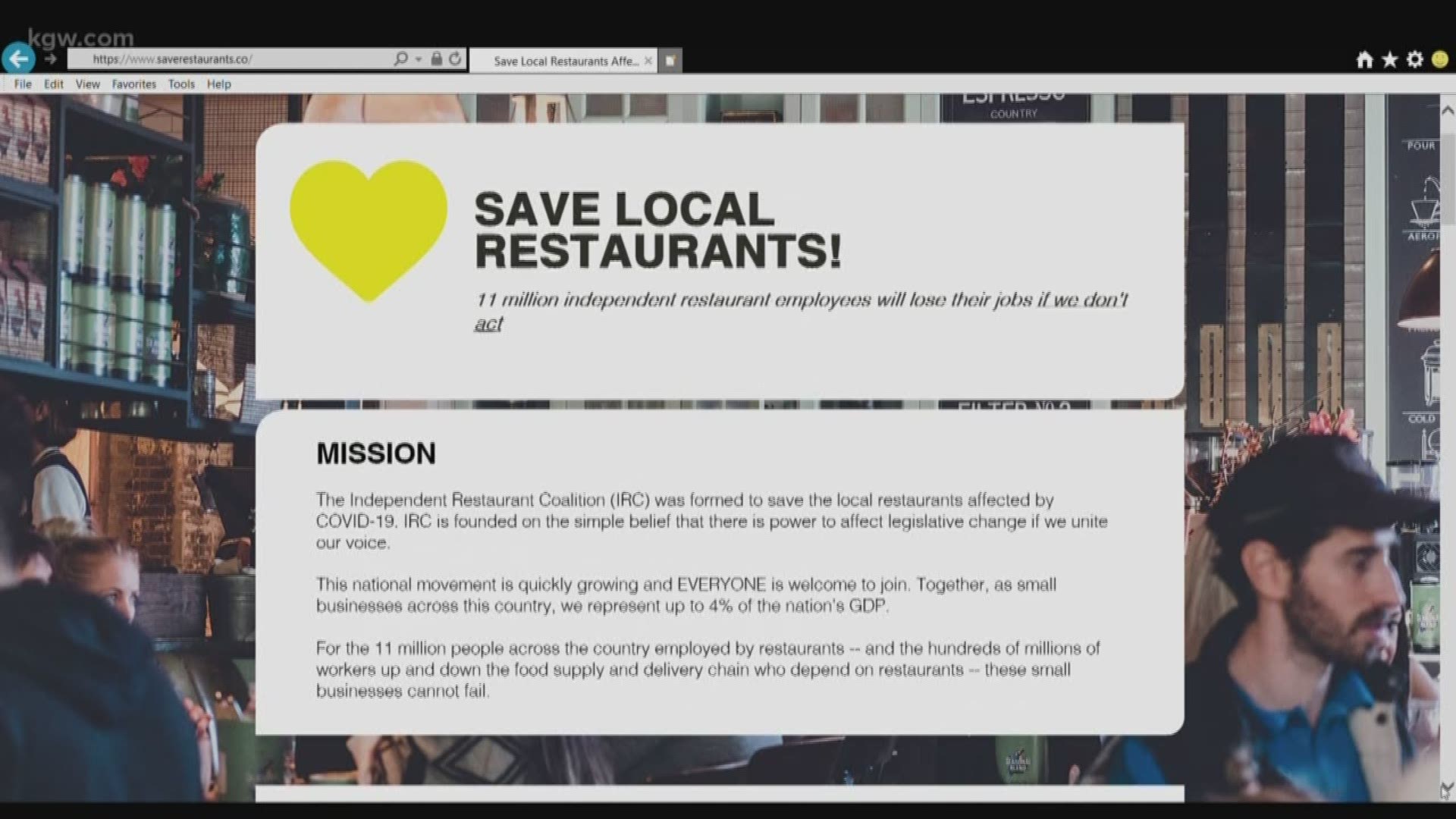 Portland restaurant owners are pleading for help as the coronavirus pandemic continues.