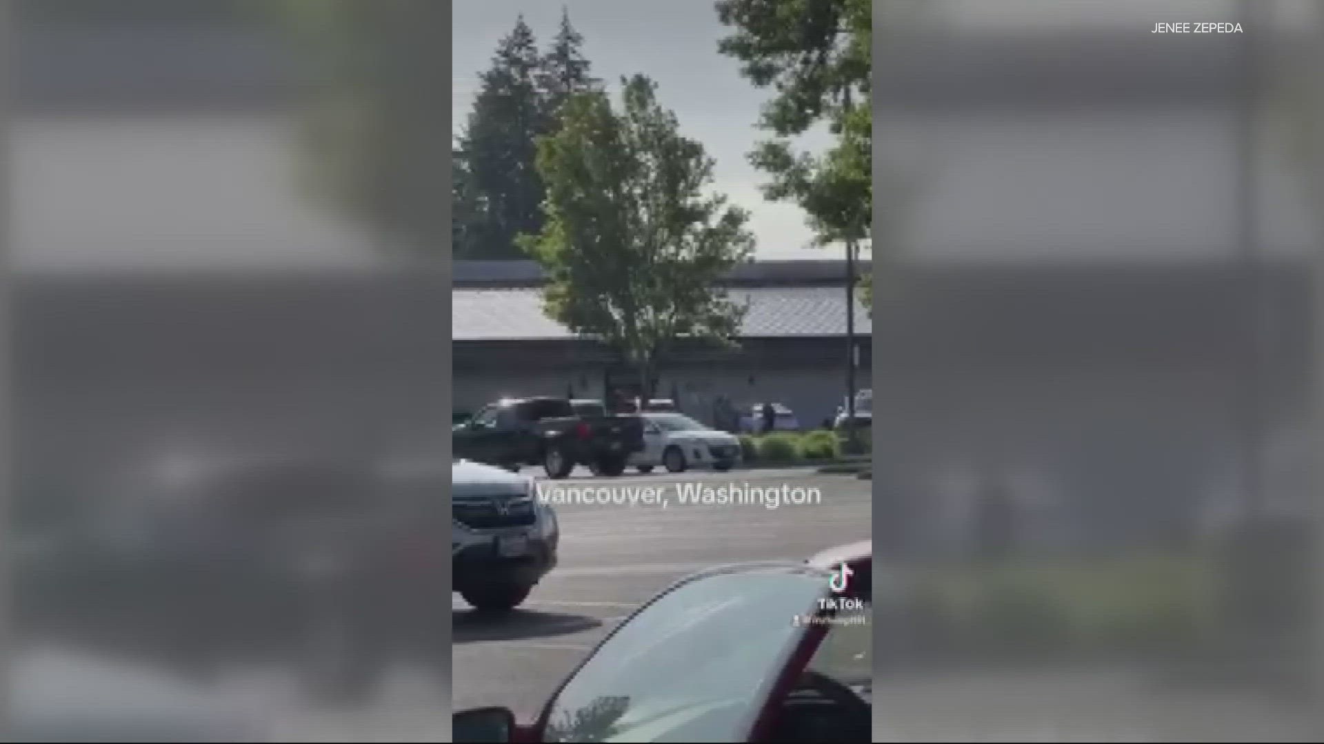 A KGW viewer shared video of a shooting that left an armed robbery suspect dead in a Vancouver Safeway parking lot. The video may be disturbing to watch.