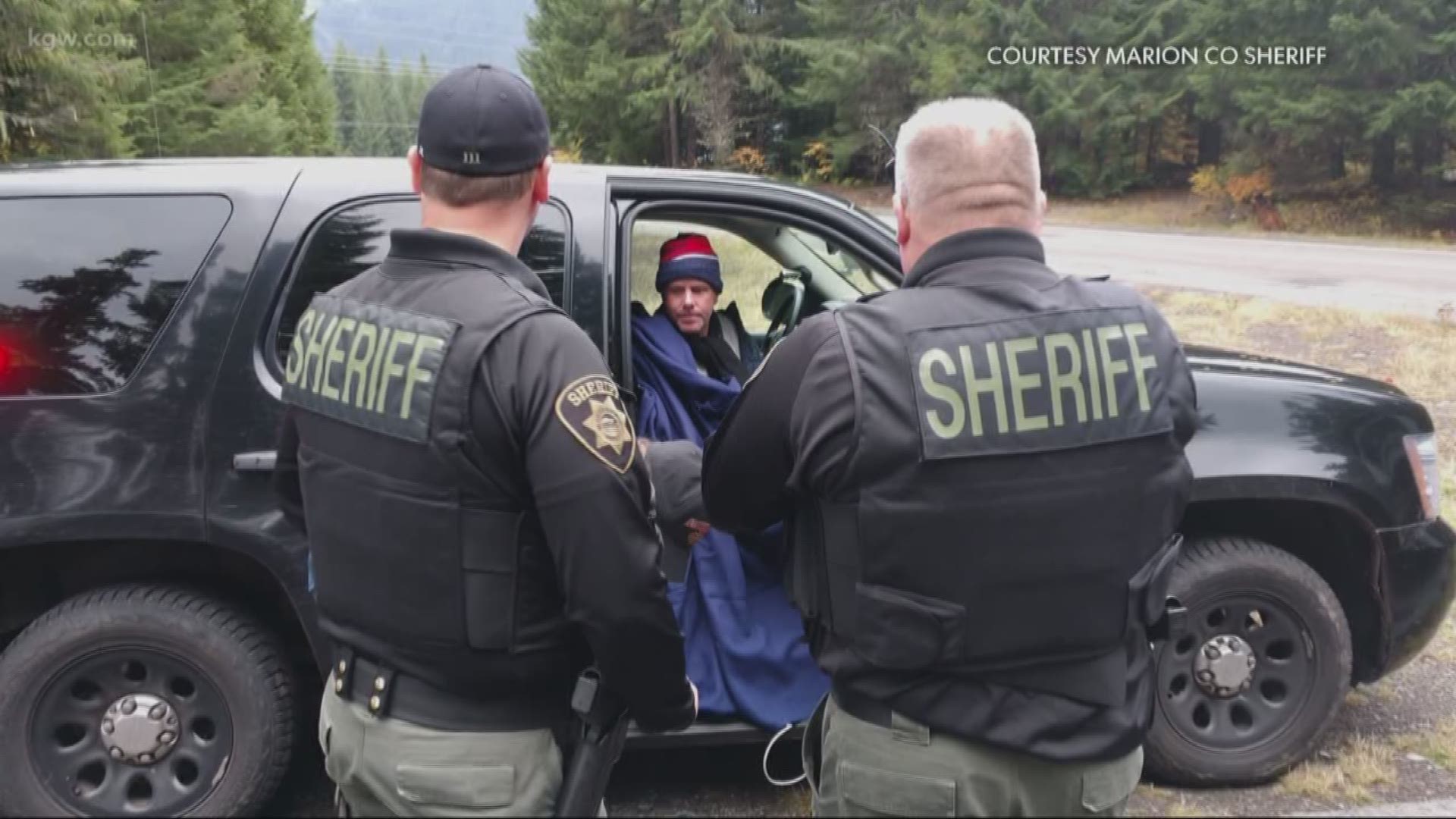Robert Campbell got lost in whiteout conditions while hiking the Pacific Crest Trail in Oregon. Rescuers found him on Friday.