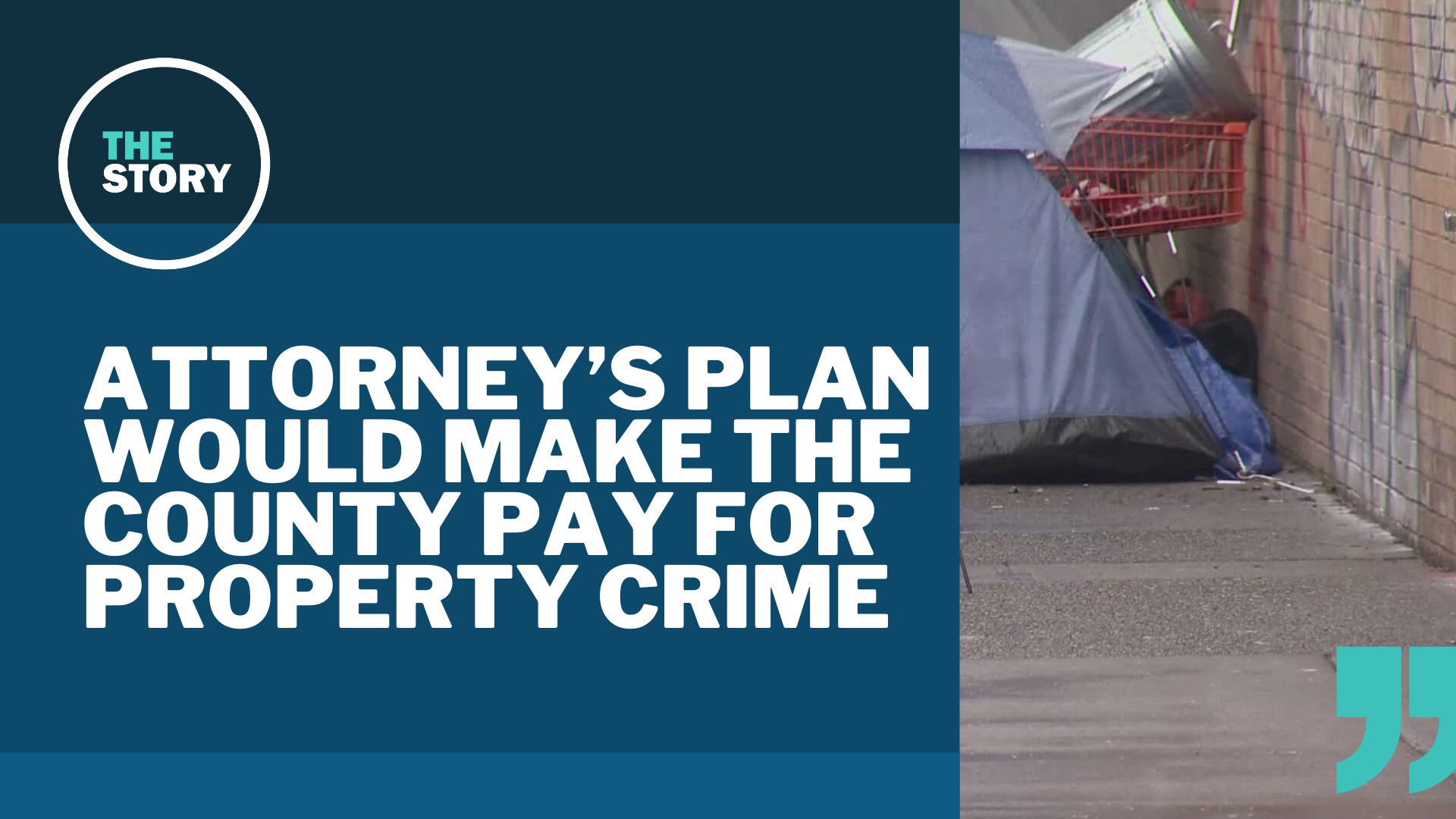 John DiLorenzo represented clients who sued Portland under the ADA in 2022. He's now trying to get a measure on the ballot to charge the county for property damage.