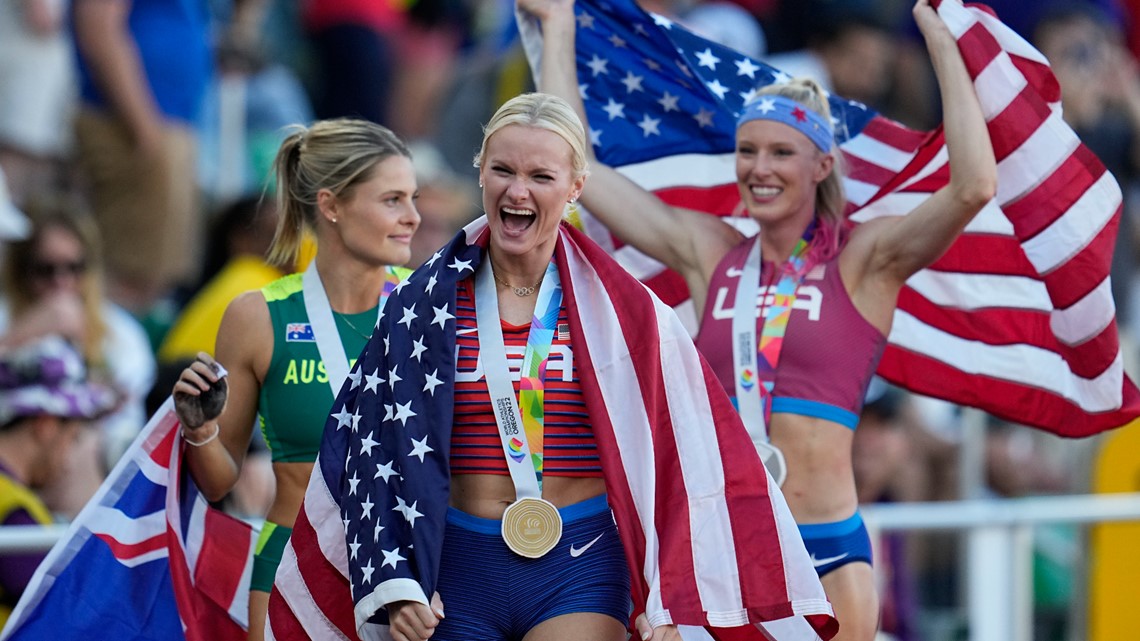 A home run: US turns in record-setting medal day at worlds