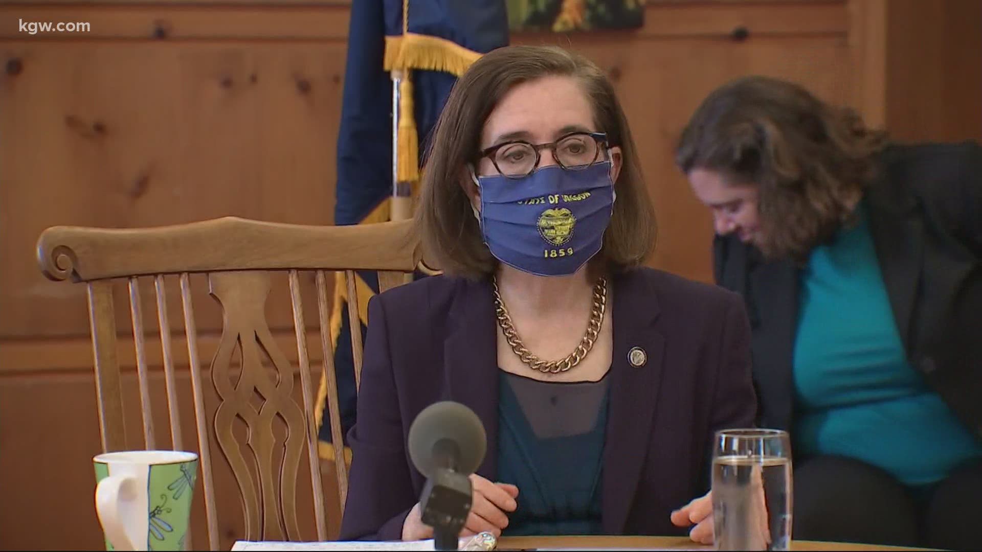 Saturday, Oregon Governor Kate Brown pleaded with the state to take the pandemic seriously and wear a mask.