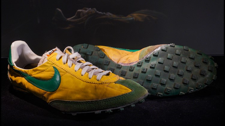 Iconic Nike waffle shoes worn by legendary distance runner Steve Prefontaine up for auction