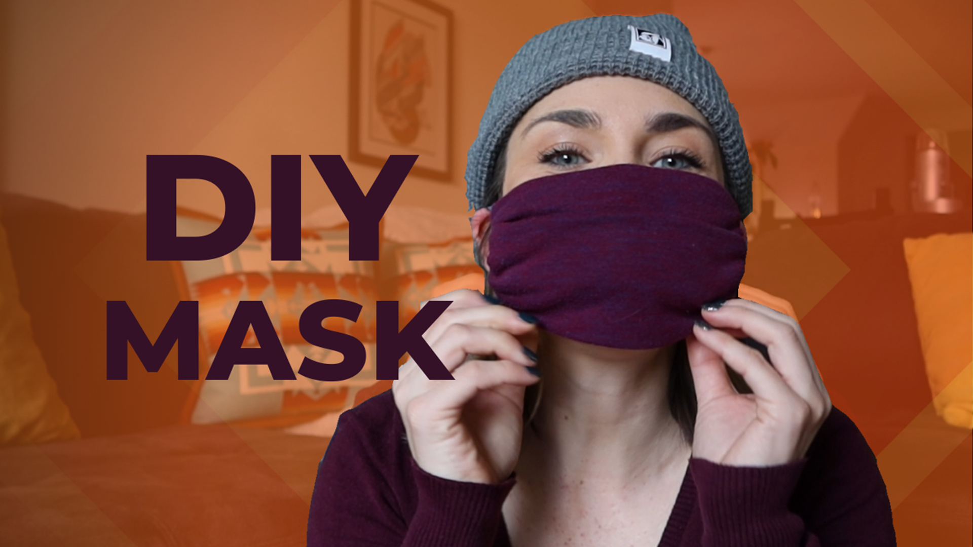 The CDC and the White House are now recommending that we all wear cloth protective masks when we go out in public. Cassidy Quinn shows how you can make one at home.