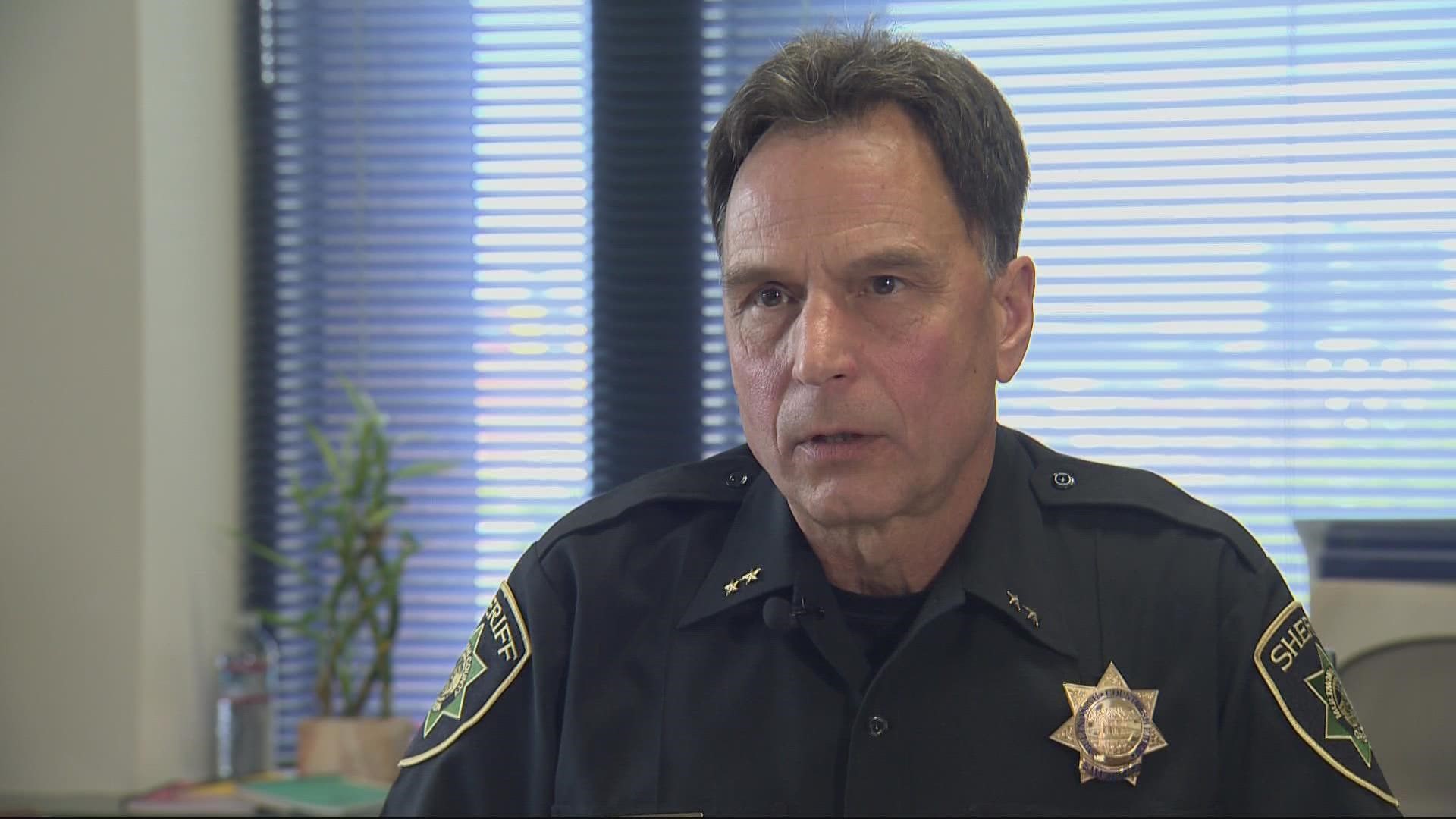 Sheriff Mike Reese addressed the amount of violent crime in the county on Friday.