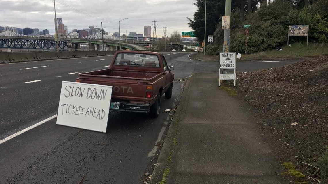 portland speed camera ticket