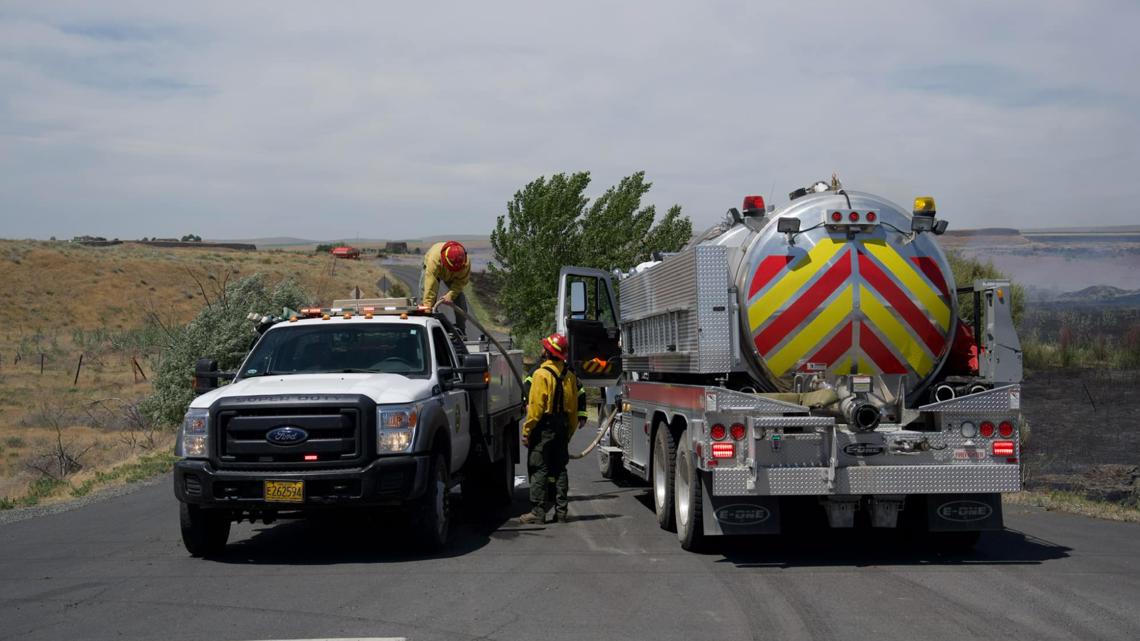 Fire in Umatilla County burns 16,816 acres, 100 contained