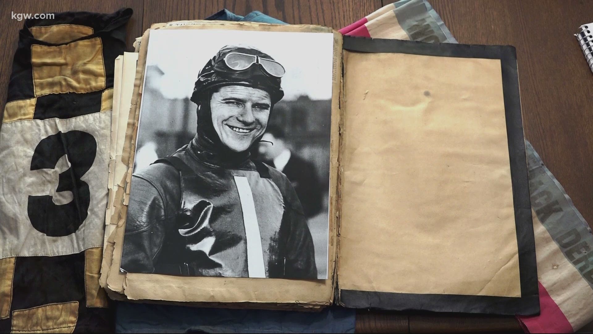 A local historic film preservation company doesn’t want a local speedway motorcycle racer to be forgotten.
