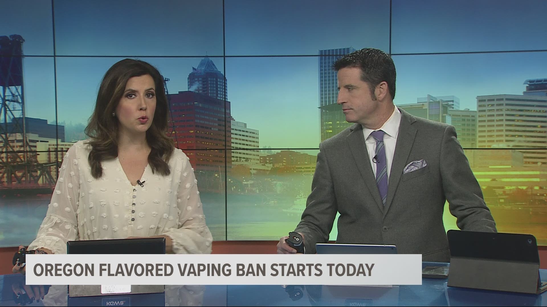 It covers both flavored nicotine and THC vape products, and people have been stocking up.