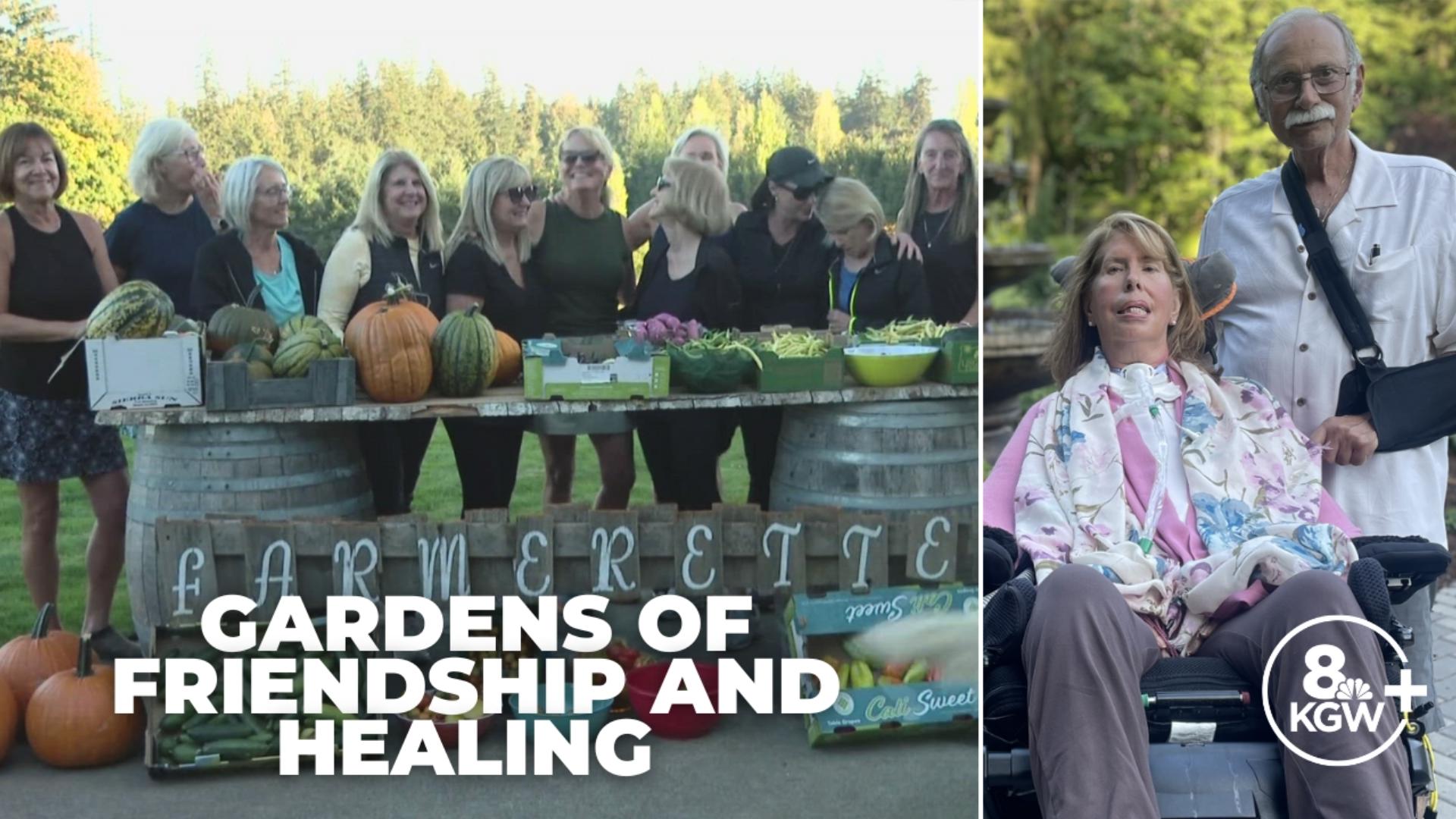 Pacific Storyland: Decades-long friends in Sherwood grow food for the community. In Battle Ground, friends are helping a woman with ALS create her dream garden.