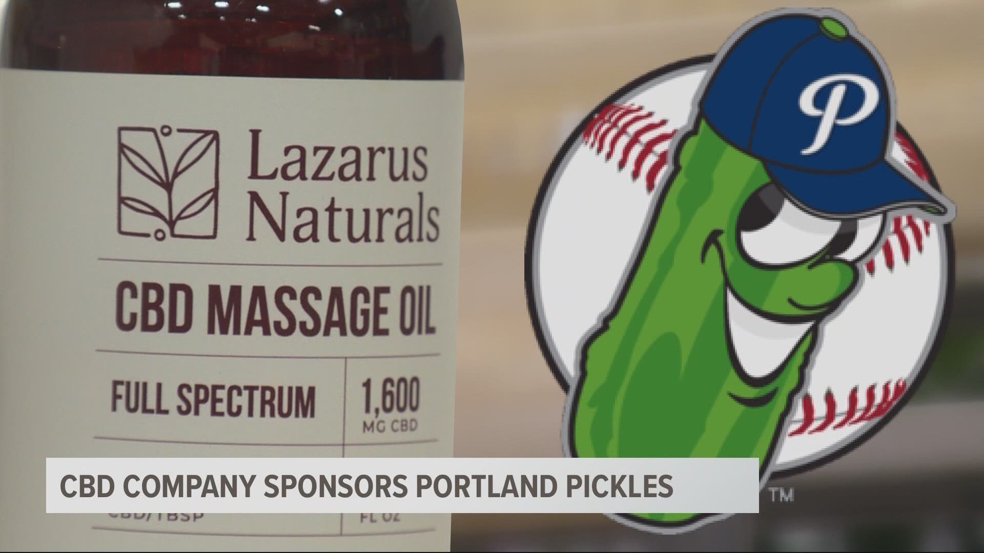 A CBD company is sponsoring the Portland Pickles.