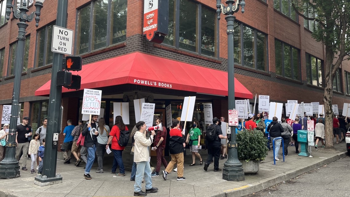 Powell's Books closed Monday due to worker strike