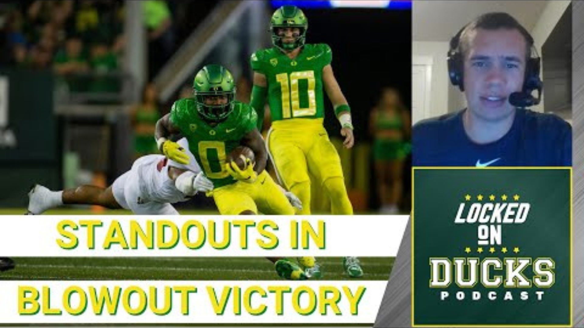 We look at the individual standouts from Oregon's fourth straight win, including Bo Nix, the first Oregon player to rush for 100+ yards in a game this season.