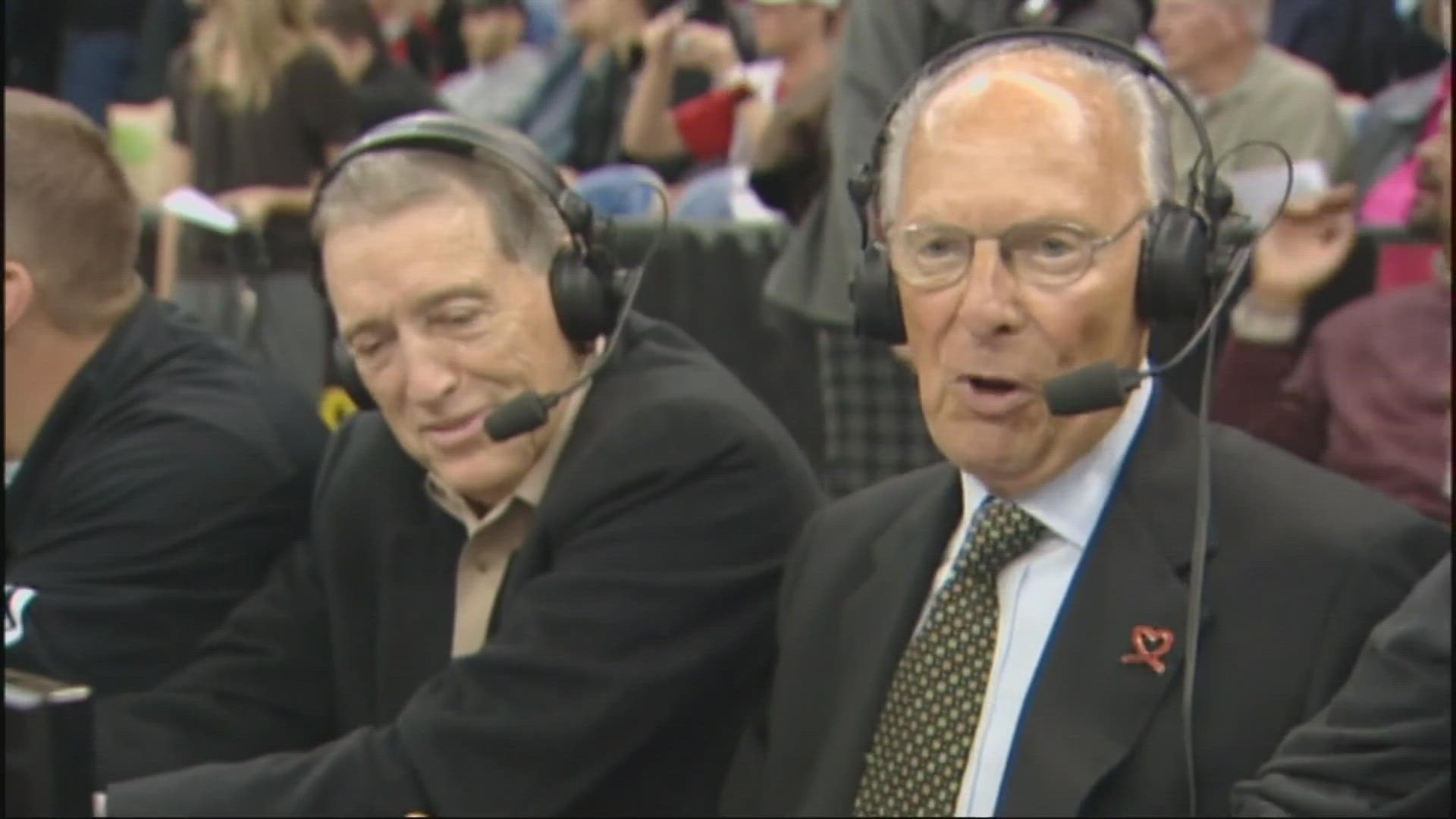 A special ceremony was held for Portland Trail Blazers legend Bill Schonely, 93, who passed Saturday. He was the team's play by play broadcaster for nearly 30 years.
