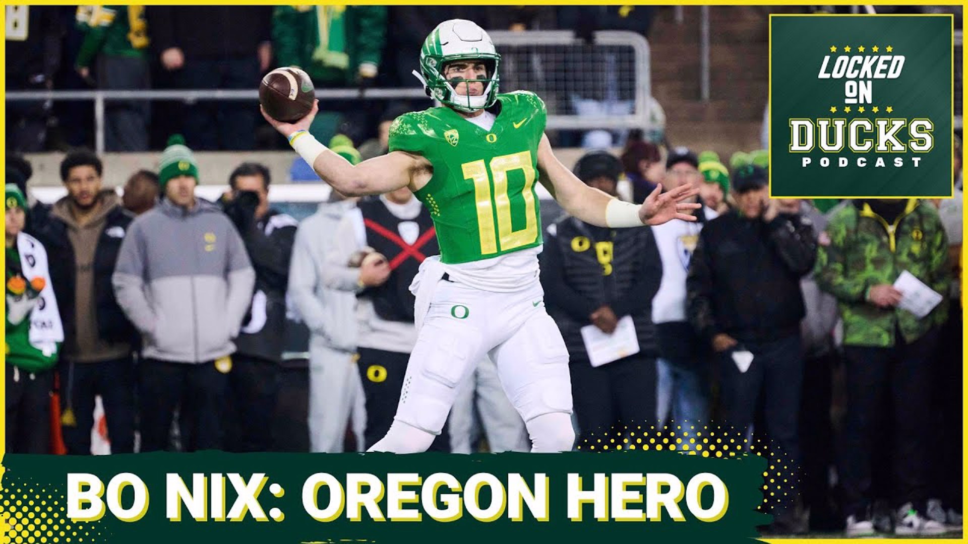 Oregon quarterback Bo Nix was clearly hobbled, but he played anyway, leading the Ducks to a critical 20-17 win against a Top 10 opponent.