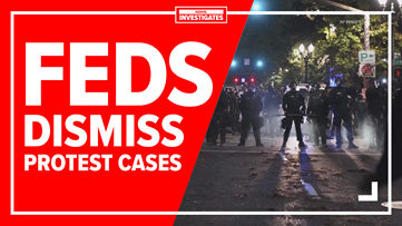 Feds quietly dismiss dozens of Portland protest cases