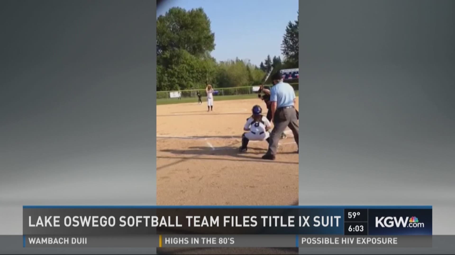 Lake Oswego softball team files Title IX suit