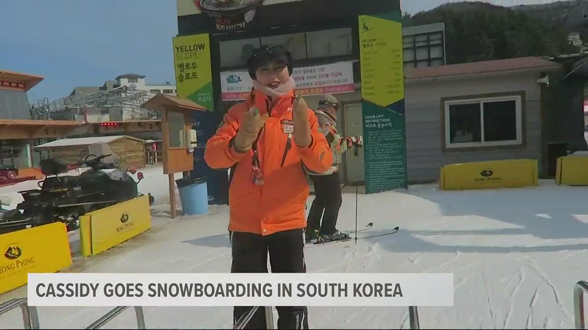Cassidy Quinn has been working nearly around the clock to cover the PyeongChang Winter Olympics for KGW. She took time out to check out the country's most popular ski resort.