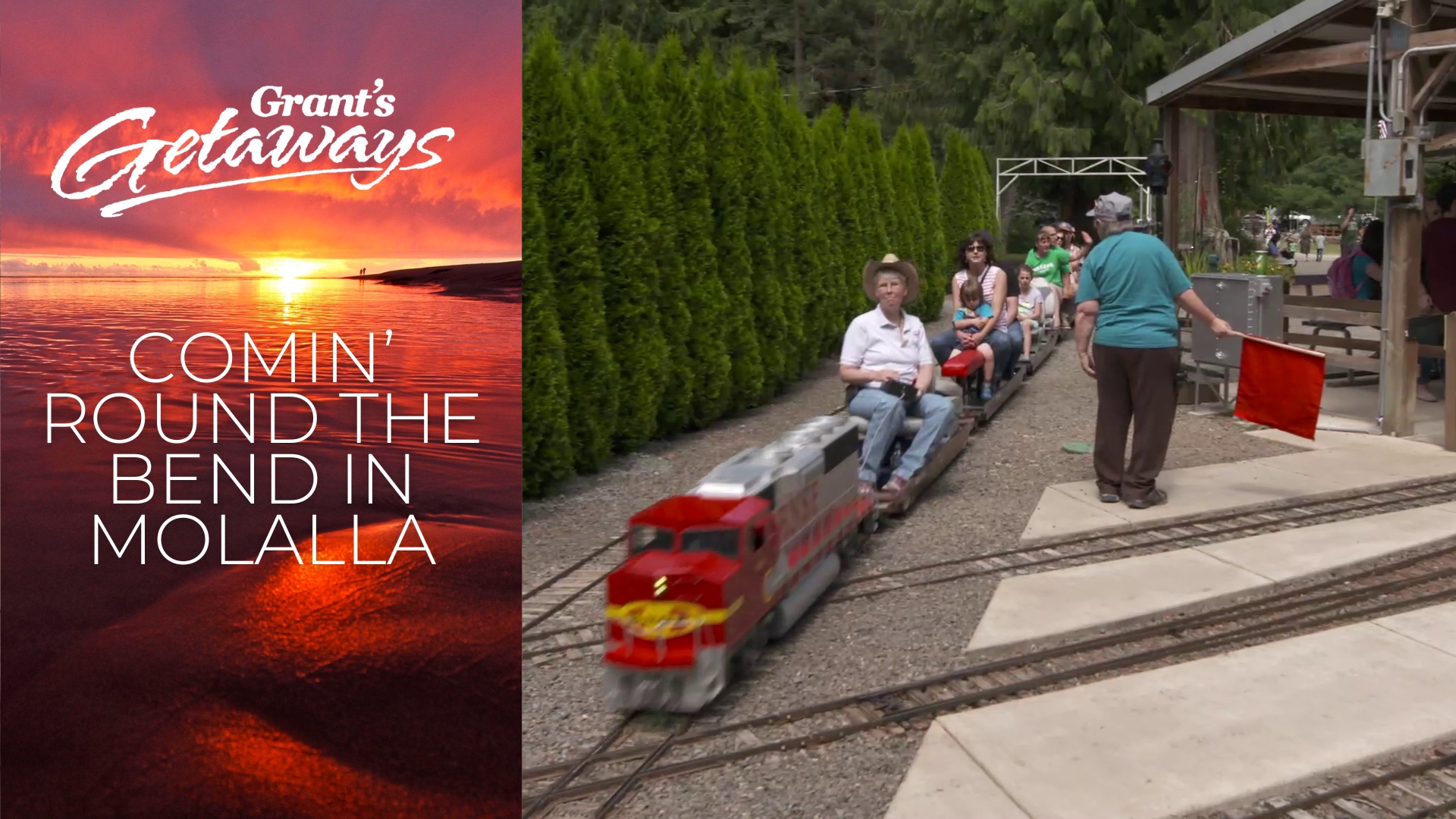 Seven miniature trains chug their way through the four-acre Molalla Train Park in Clackamas County. The park is run by an 80-member club of volunteers.
