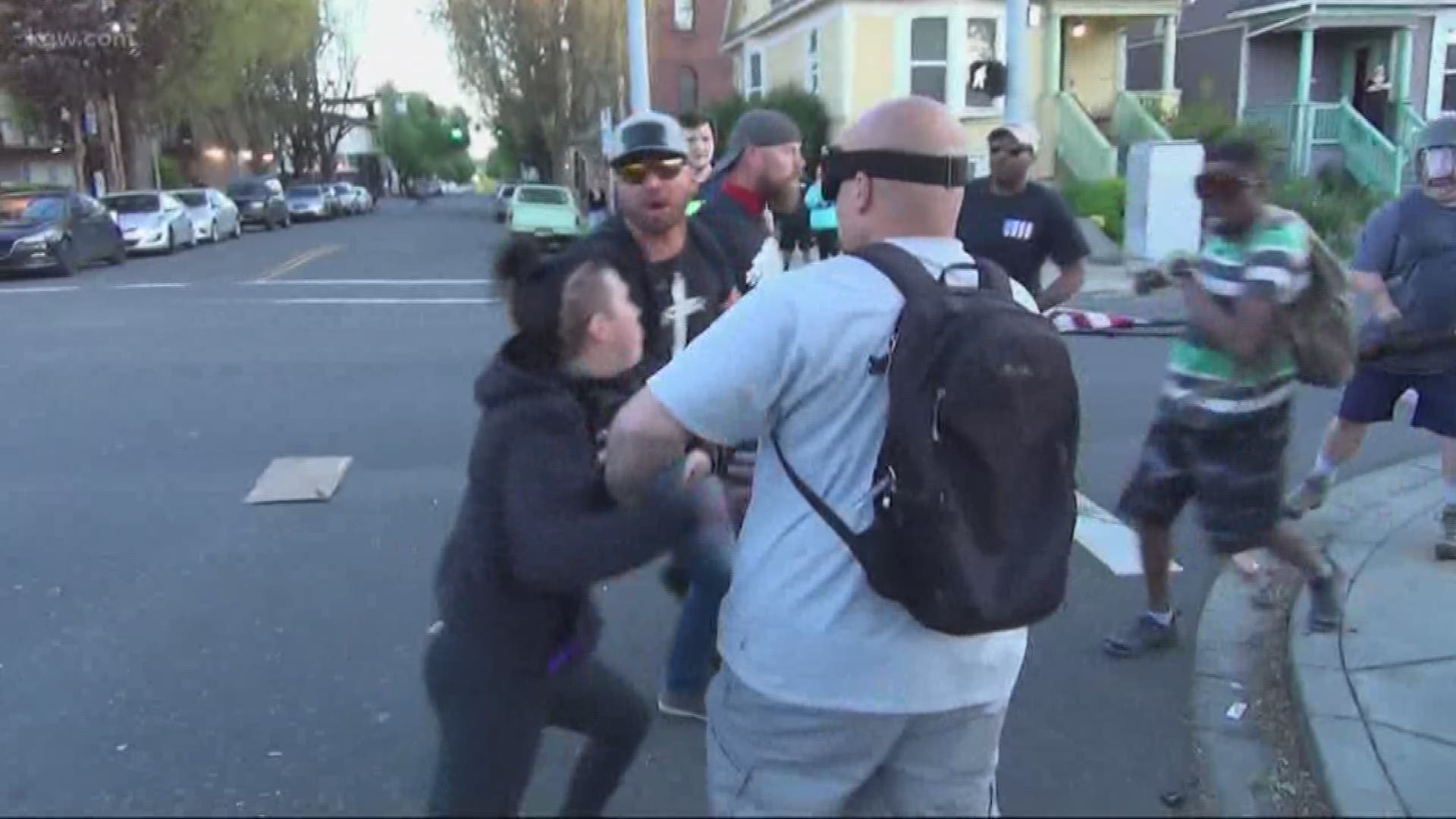 The owner of a Northeast Portland bar is suing Patriot Prayer leader Joey Gibson, Ian Kramer and several other right-wing demonstrators after a large fight broke out on Wednesday night.