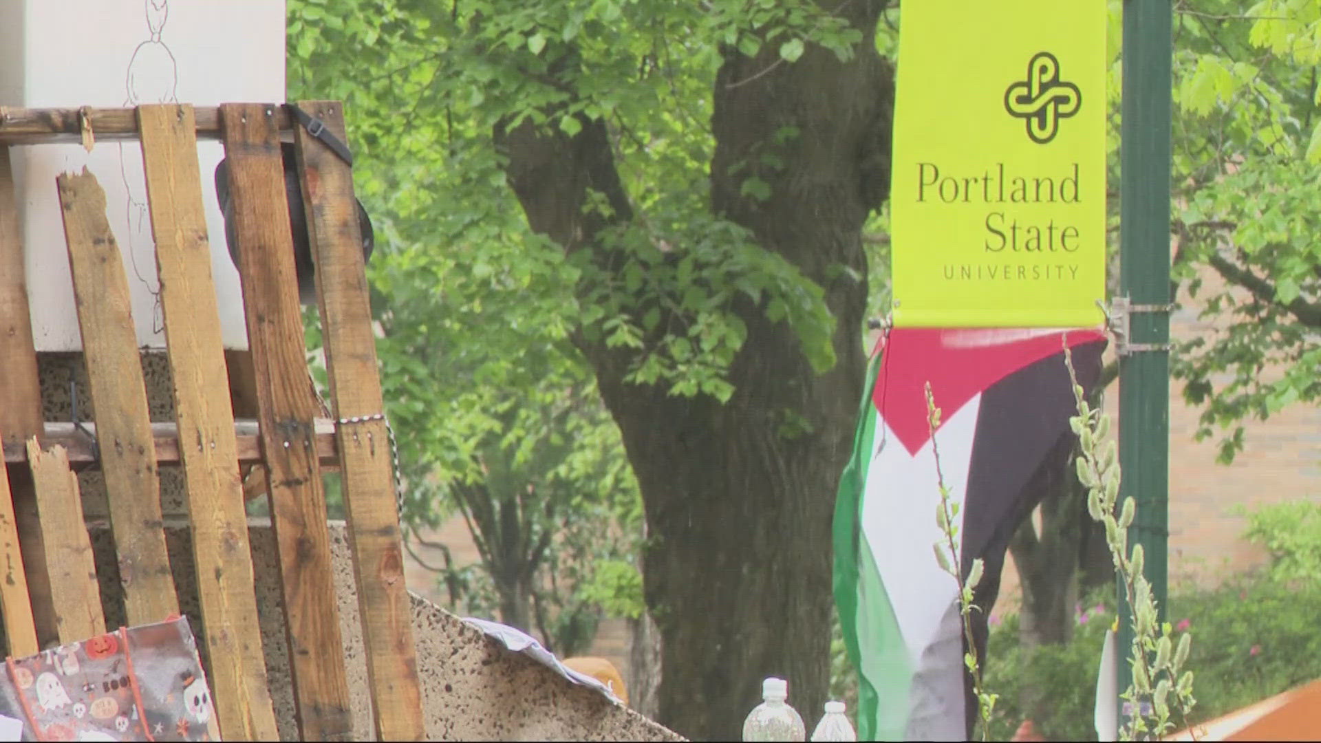 Portland State University decided to close its downtown campus Tuesday following ongoing pro-Palestinian protests and encampments on campus.