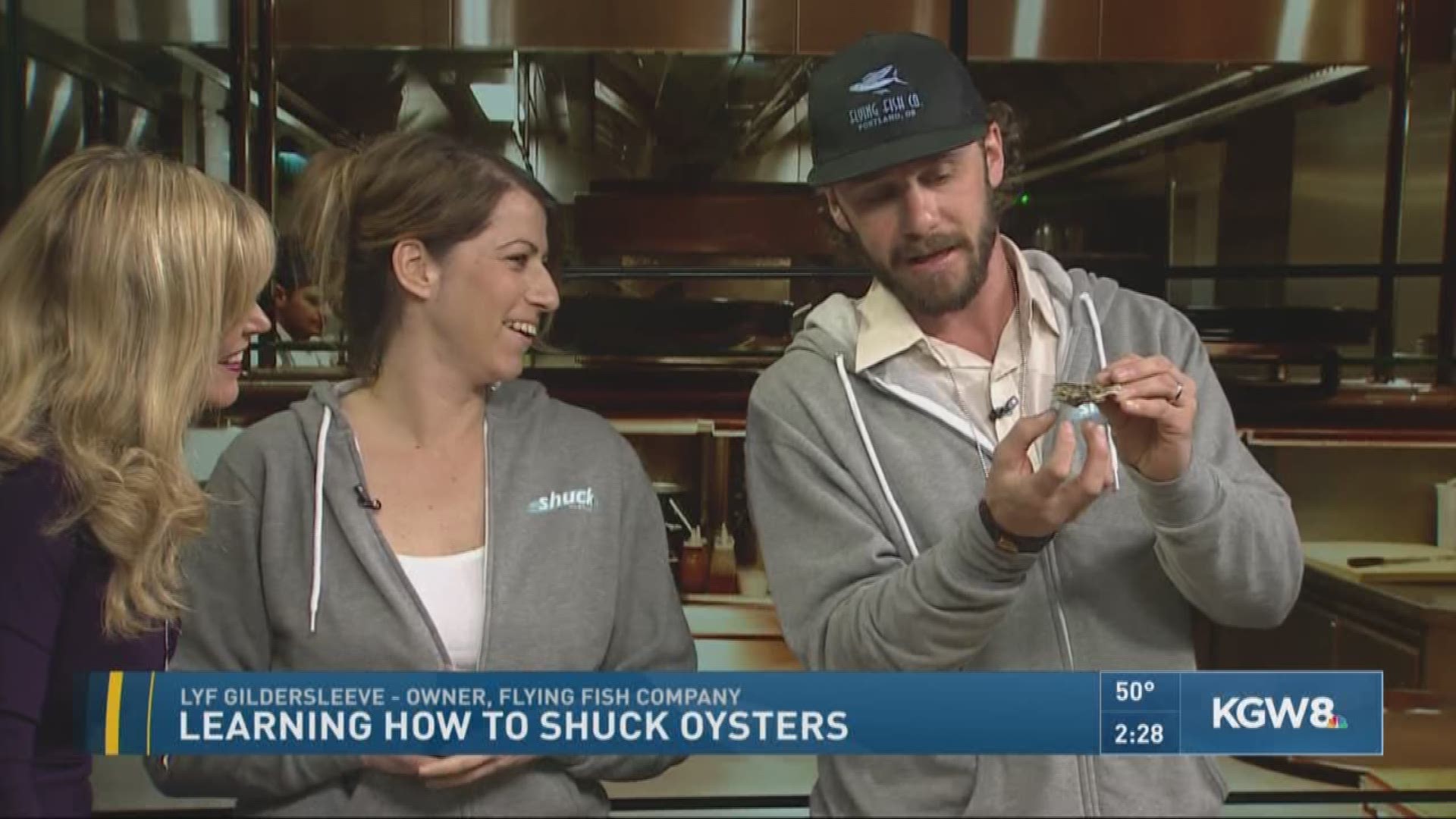 Learning how to shuck oysters