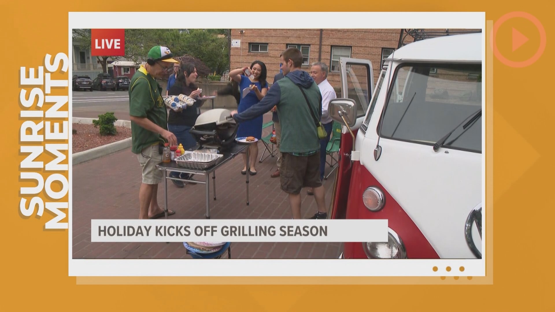 KGW Sunrise looks back at some of the lighter moments of the week, including grilling outside the studio and celebrating Voodoo Doughnut's 20-year anniversary.
