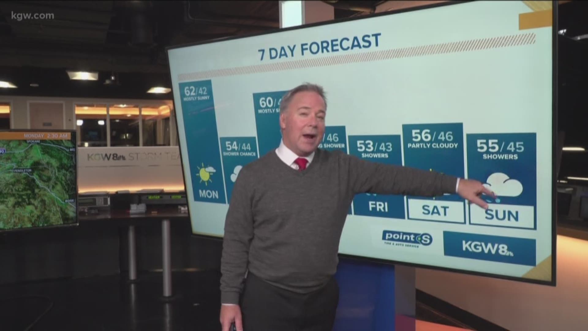 KGW's Rod Hill said after a relatively dry week, Portland could be looking at 6 weeks of rain.