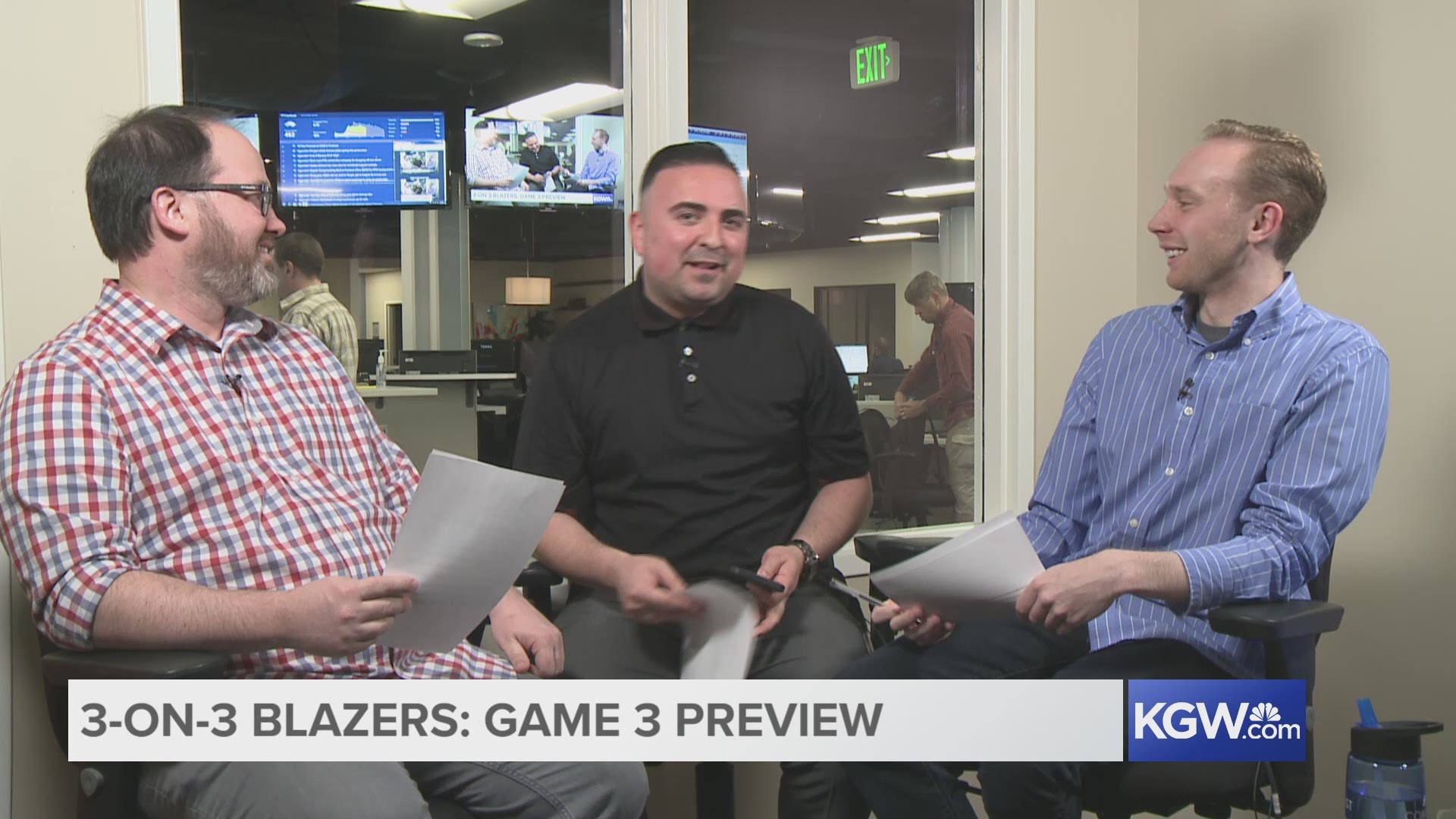 KGW's Jared Cowley, Orlando Sanchez and Nate Hanson are given a chance to revise their series predictions after the Blazers lost the first two games at home against the Pelicans.
