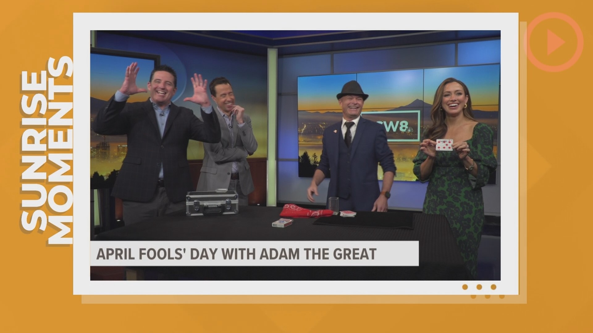 KGW Sunrise looked back at some of the lighter moments of the week.