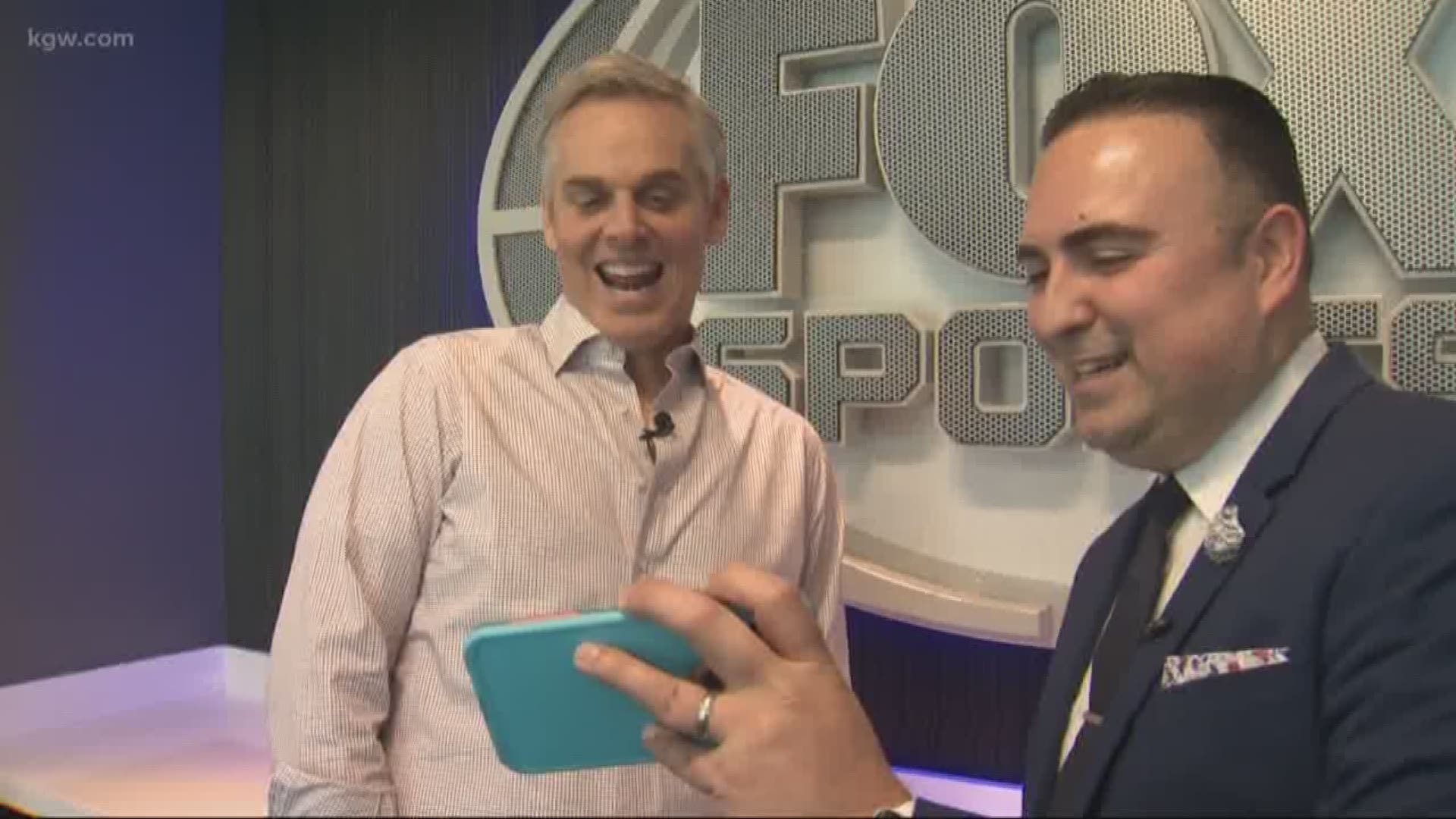 A trip down Memory Lane with superstar sports journalist and KGW alum Colin Cowherd.