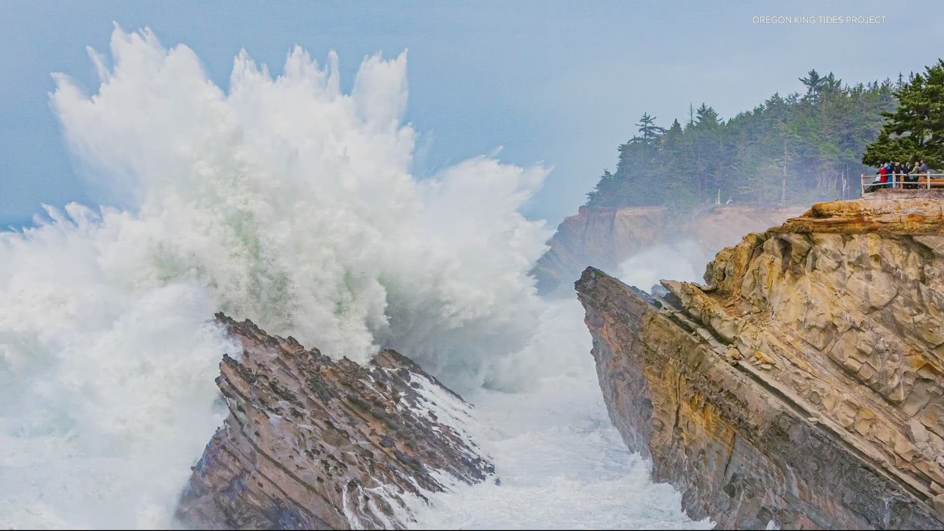 King tides hit the Oregon coast again in January and February