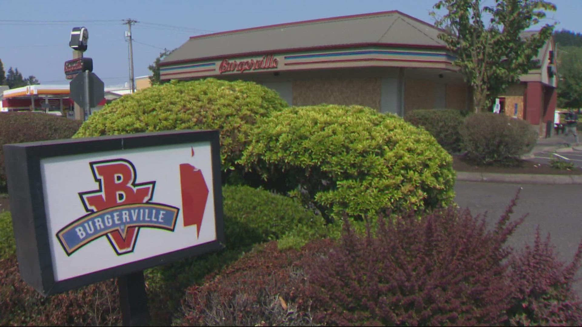 Burgerville's CEO cited deteriorating conditions in the surrounding area as a reason for the closure.