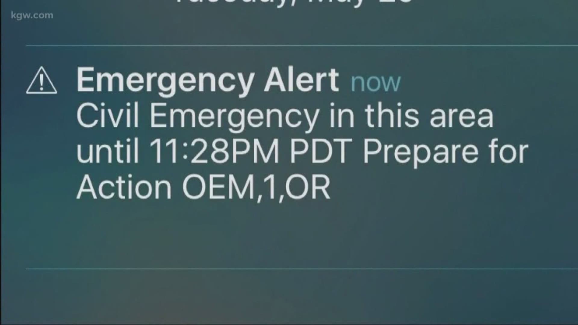 Emergency officials apologize for the vague alert.