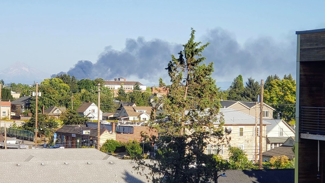 Your Pics Fire in Northeast Portland