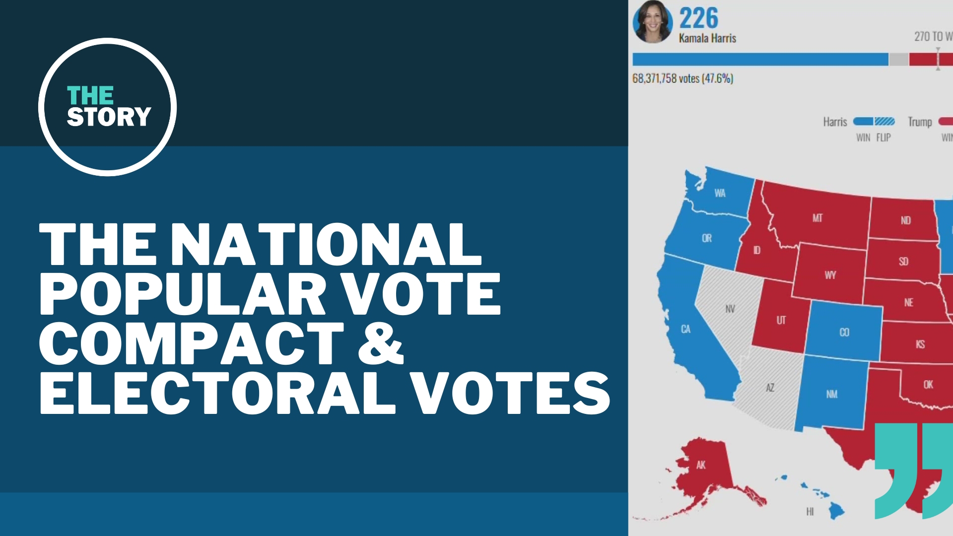 Oregon lawmakers did join something called the National Popular Vote Compact, a movement to cut out the Electoral College. But there's more to the story.