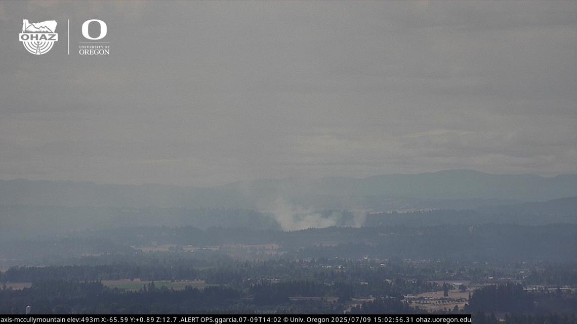 Level 3 evacuations issued for wildfire sparked by downed power line in Marion County