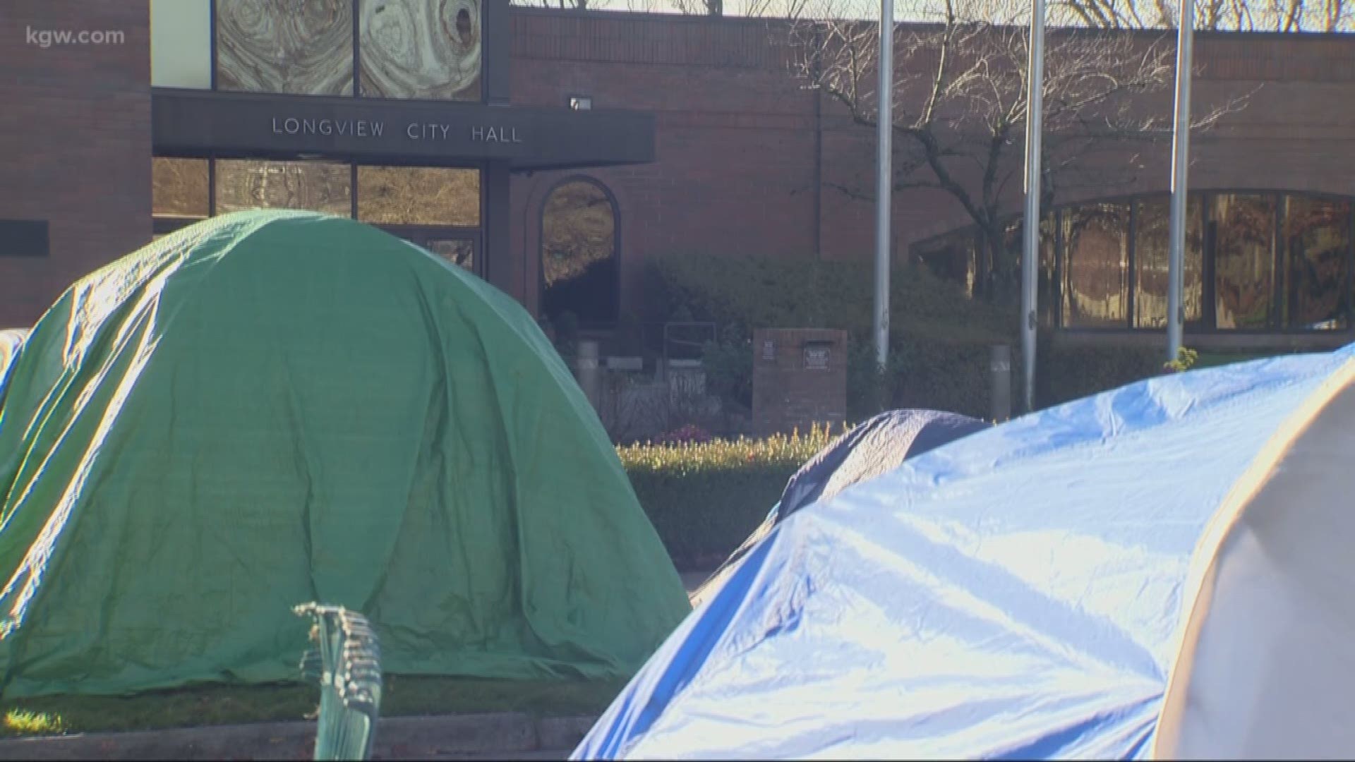 Homeless campers set up tents outside Longview City Hall so officials would have to help them. Instead, council members rewrote city code to ban tents across the cit