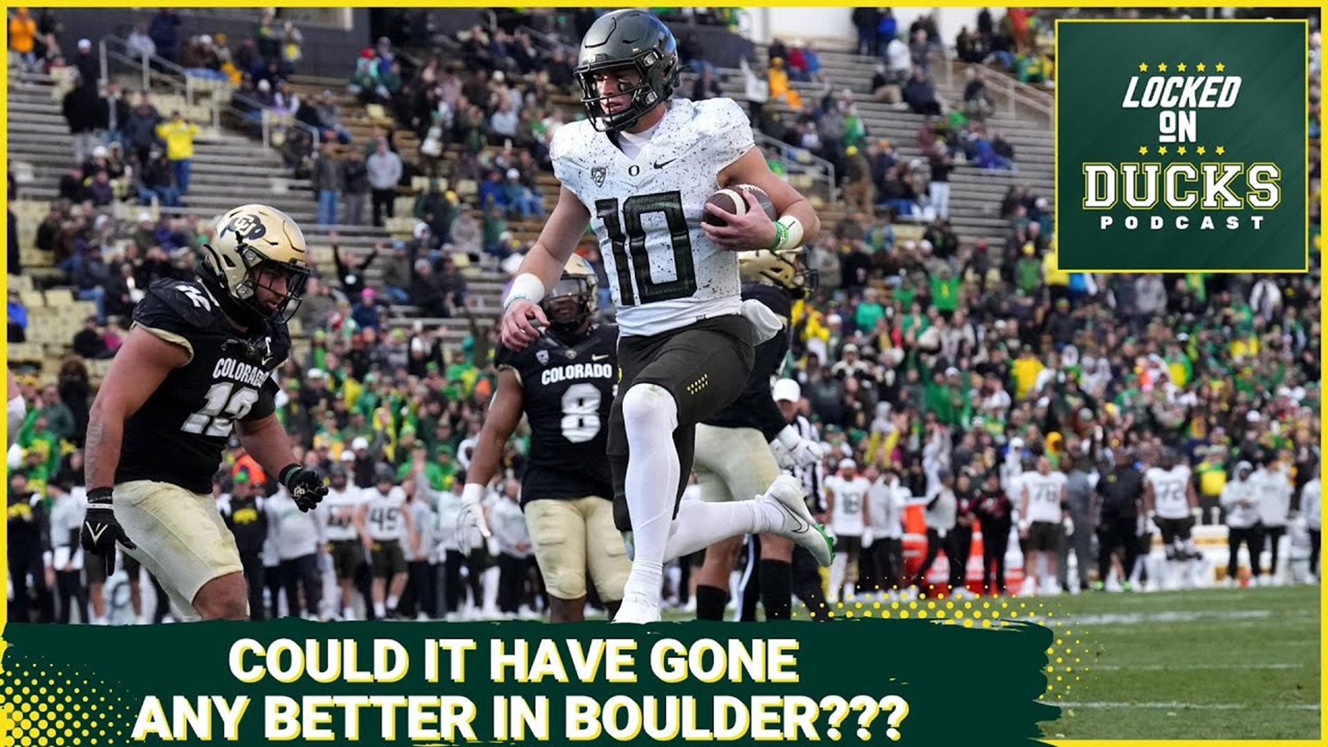 What went well in the win against Colorado and what can still improve for Oregon heading into their big rivalry game against Washington?